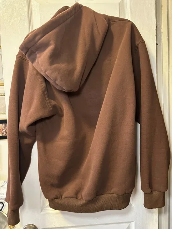 Comfrt hoodie chocolate brown XS - Picture 3 of 6